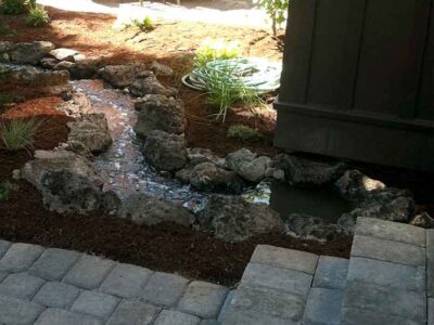 water feature bend oregon landscaping
