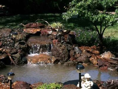 water feature bend oregon landscaping