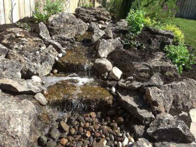 water feature bend oregon landscaping