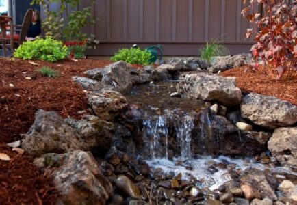 Central Oregon Water Feature Waterfall