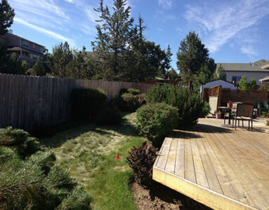 water feature bend oregon landscaping hardscapes pavers before