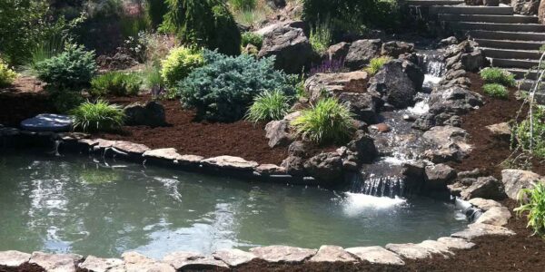 water feature bend oregon landscaping