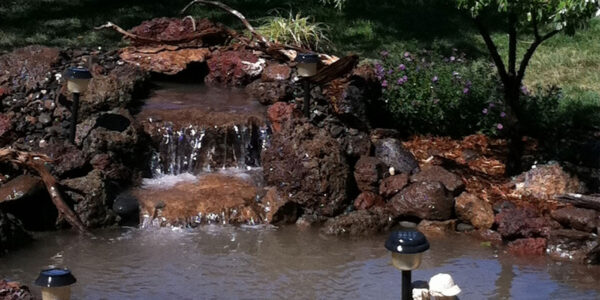water feature bend oregon landscaping