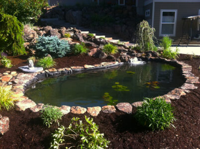 Pond Waterfall Water Feature Central Oregon